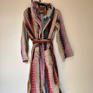 New with tags Missoni Bathrobe Byron Hooded